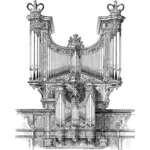 Caso de órgão, capela do colégio do rei, Cambridge